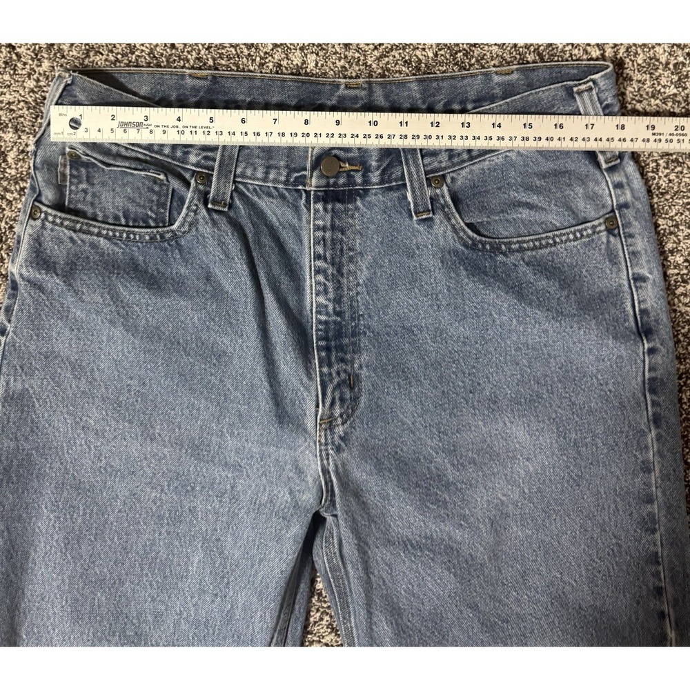 Carhartt Jeans Mens 38x36 Blue Denim B480 DSP Traditional - Picture 8 of 10